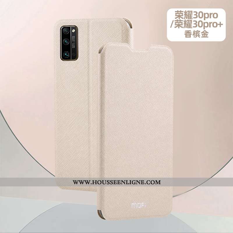Coque Honor 30 Pro Cuir Silicone Nouveau Téléphone Portable Tout Compris Étui Incassable Rose