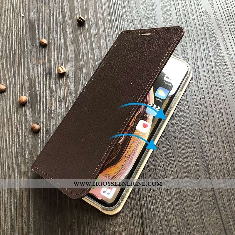 Coque Honor 30 Pro Modèle Fleurie Protection Cuir Véritable Étui Support Téléphone Portable Rose
