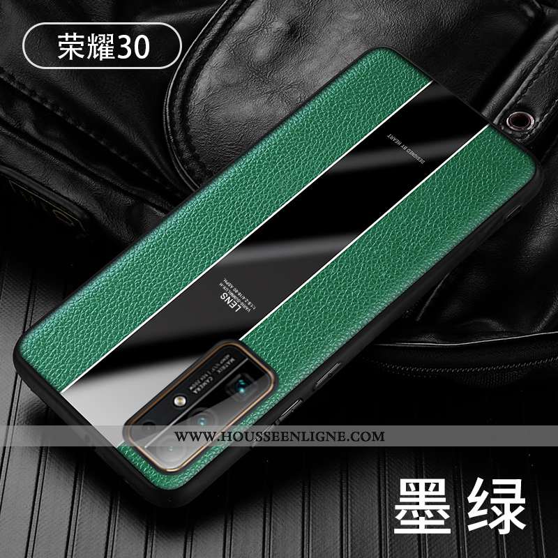 Coque Honor 30 Protection Créatif Tendance Silicone Étui Incassable Légère Verte
