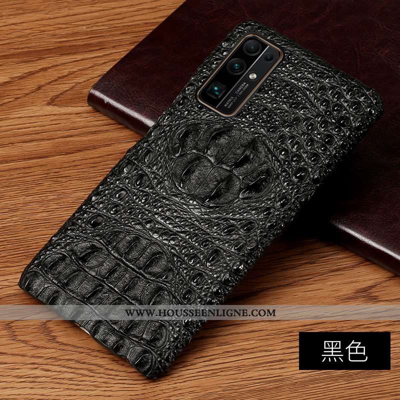 Coque Honor 30 Protection Personnalité Business Incassable Crocodile Téléphone Portable Noir