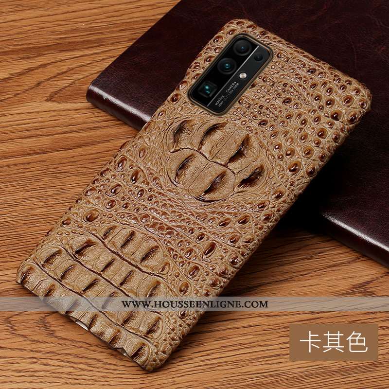 Coque Honor 30 Protection Personnalité Business Incassable Crocodile Téléphone Portable Noir