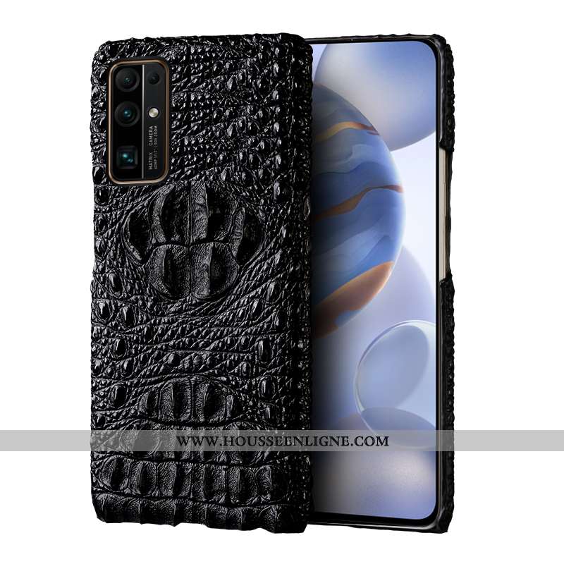Coque Honor 30 Protection Personnalité Business Incassable Crocodile Téléphone Portable Noir