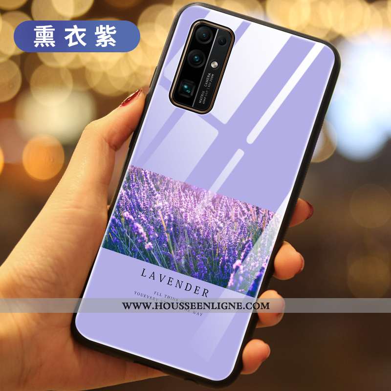 Coque Honor 30 Silicone Verre Incassable Fluide Doux Vert Créatif Verte