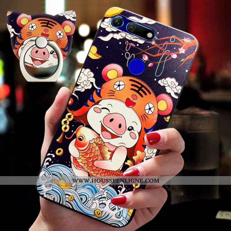 Coque Honor 30s Charmant Tendance Fluide Doux Protection Créatif Silicone Gaufrage Coloré