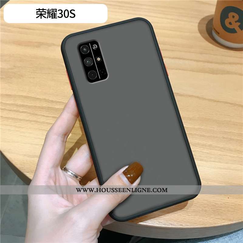Coque Honor 30s Créatif Ultra Légère Net Rouge Incassable Protection Simple Verte