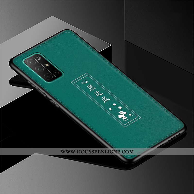 Coque Honor 30s Cuir Modèle Fleurie Rouge Personnalité Silicone Amoureux