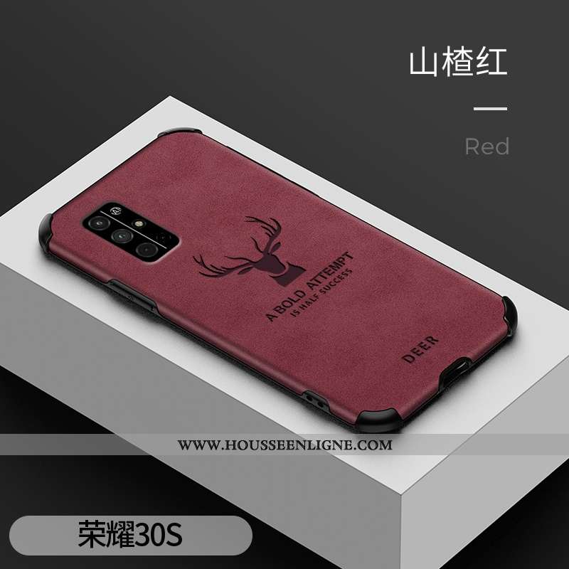 Coque Honor 30s Cuir Modèle Fleurie Vintage Délavé En Daim Business Étui Gris