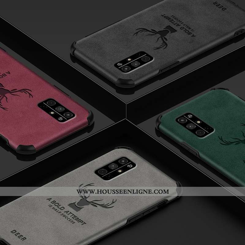 Coque Honor 30s Cuir Modèle Fleurie Vintage Délavé En Daim Business Étui Gris