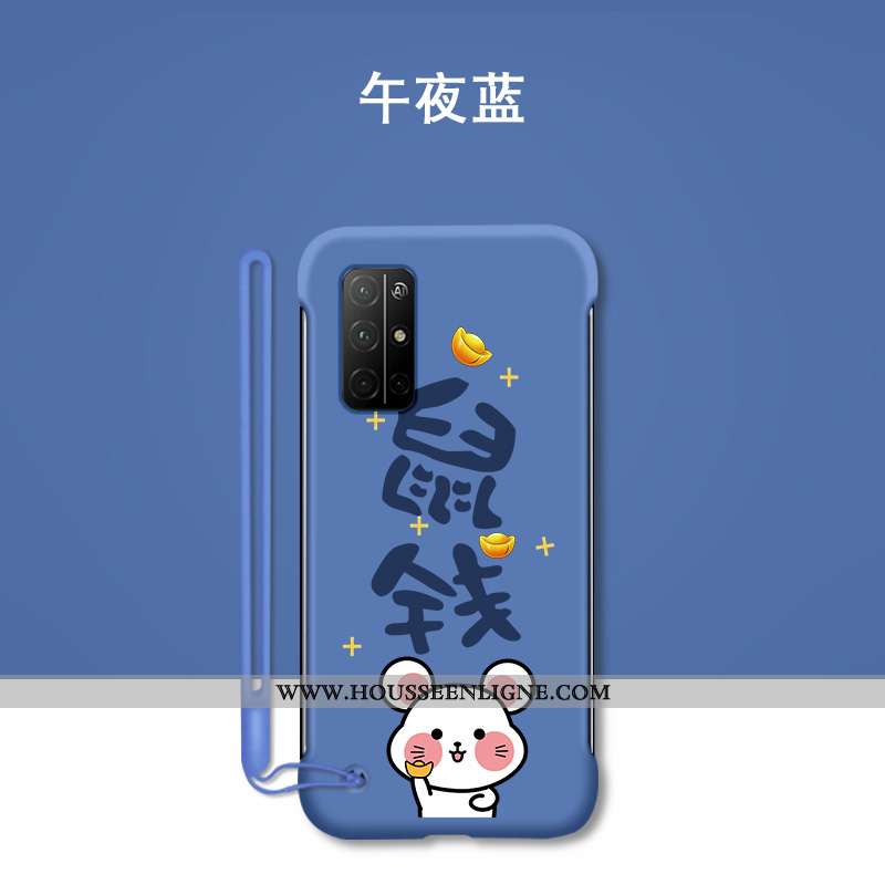 Coque Honor 30s Légère Silicone Protection Personnalité Net Rouge Étui Incassable Bleu