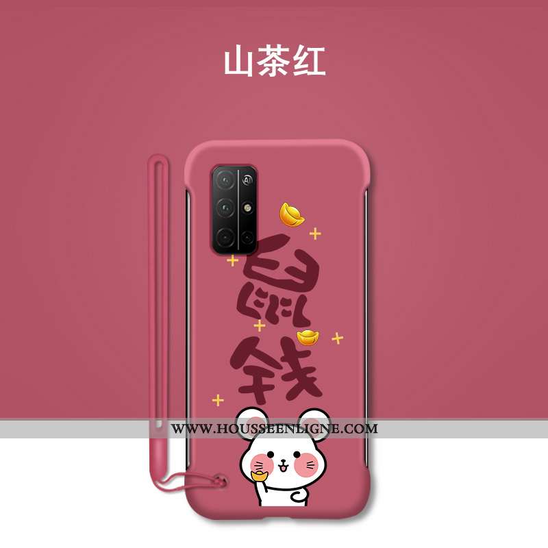 Coque Honor 30s Légère Silicone Protection Personnalité Net Rouge Étui Incassable Bleu