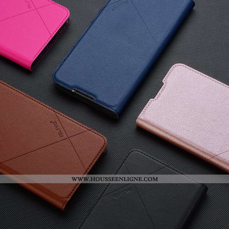 Coque Honor 30s Protection Cuir Téléphone Portable Marron Fluide Doux Étui Business