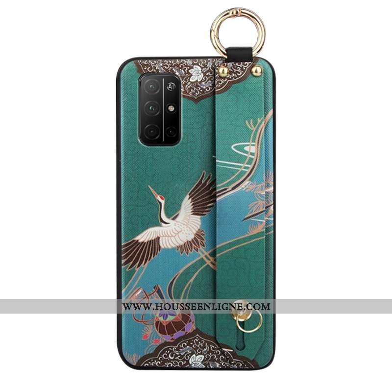 Coque Honor 30s Protection Ornements Suspendus Étui Incassable Style Chinois Téléphone Portable Vert
