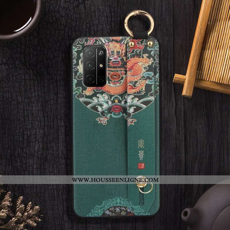 Coque Honor 30s Protection Ornements Suspendus Étui Incassable Style Chinois Téléphone Portable Vert