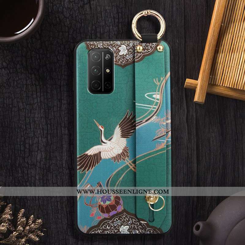 Coque Honor 30s Protection Ornements Suspendus Étui Incassable Style Chinois Téléphone Portable Vert