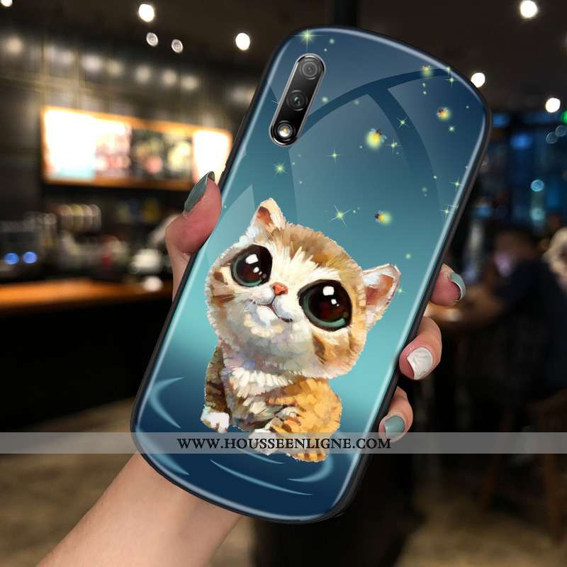 Coque Honor 9x Charmant Tendance Vert Rond Créatif Téléphone Portable Verte