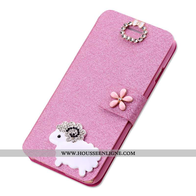 Coque Honor 9x Cuir Téléphone Portable Incassable Rose Housse Étui