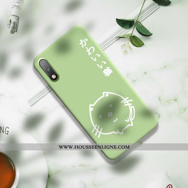 Coque Honor 9x Délavé En Daim Tendance Protection Simple Silicone Étui Ligne Bleu
