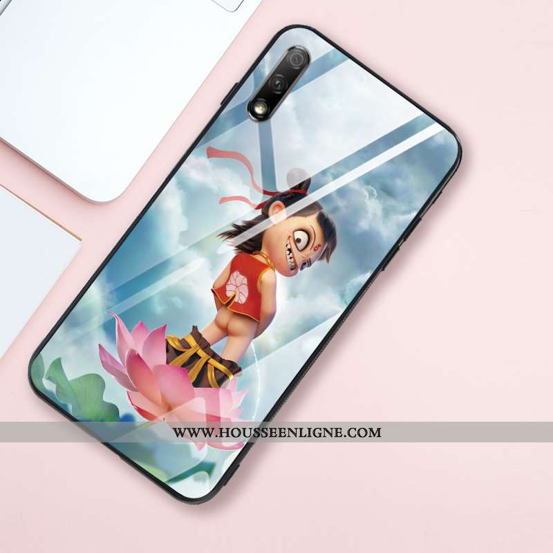 Coque Honor 9x Fluide Doux Silicone Étui Net Rouge Tout Compris Incassable Rose