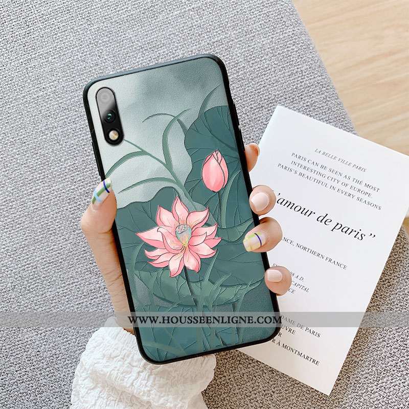 Coque Honor 9x Personnalité Créatif Dimensionnel Art Étui Vert Protection Verte