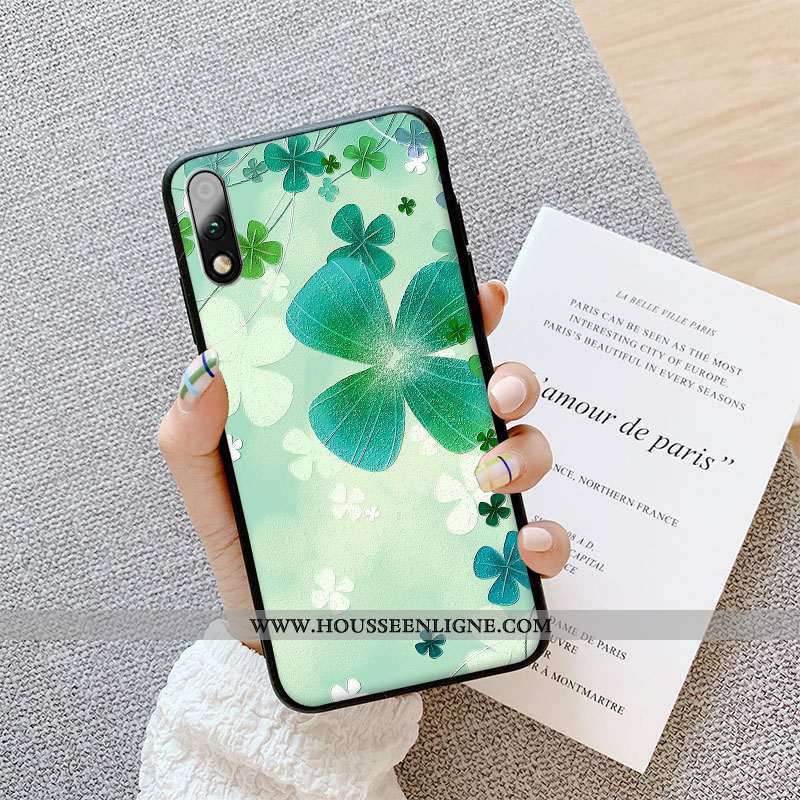 Coque Honor 9x Personnalité Créatif Dimensionnel Art Étui Vert Protection Verte