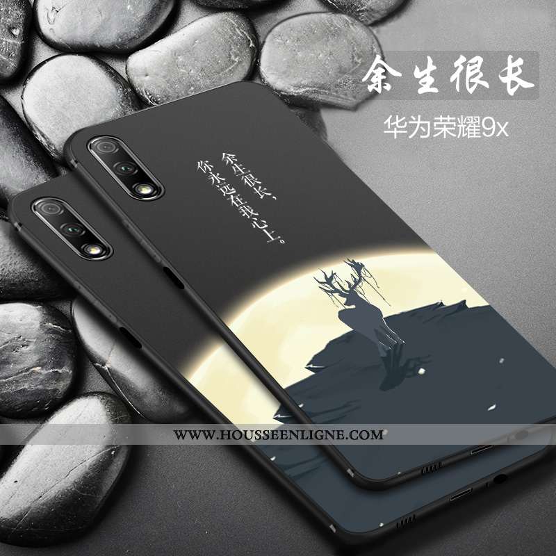 Coque Honor 9x Personnalité Tendance Nouveau Téléphone Portable Incassable Silicone Tout Compris Noi