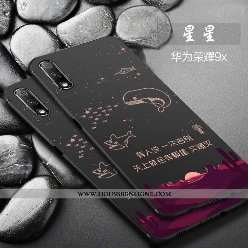 Coque Honor 9x Personnalité Tendance Nouveau Téléphone Portable Incassable Silicone Tout Compris Noi