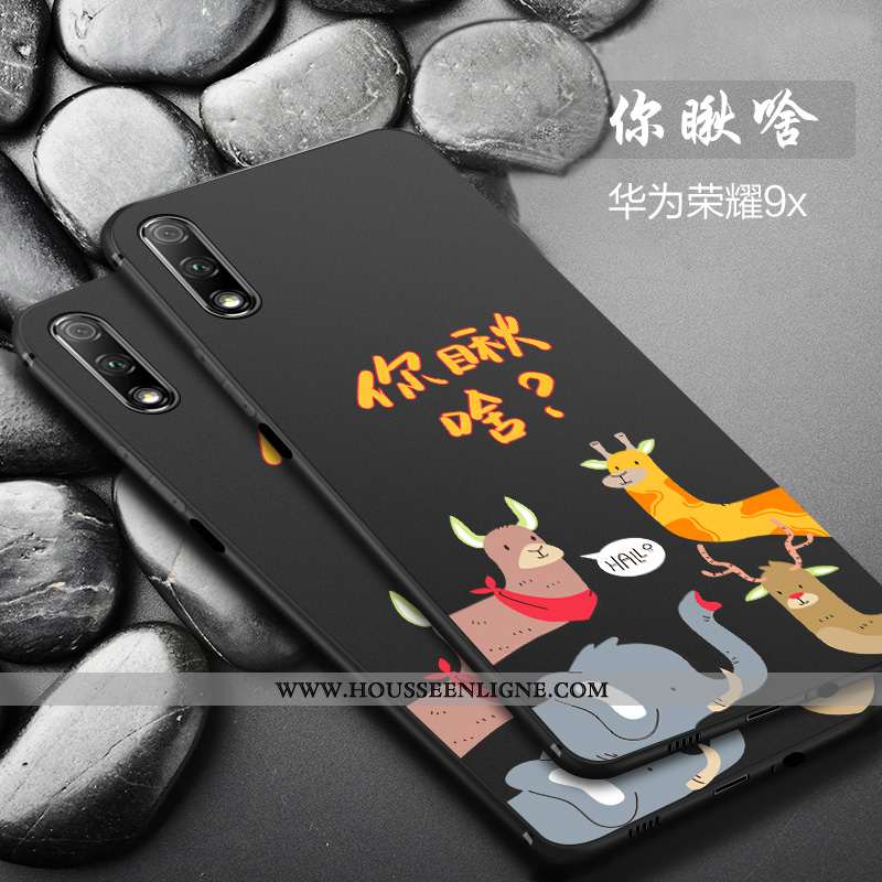 Coque Honor 9x Personnalité Tendance Nouveau Téléphone Portable Incassable Silicone Tout Compris Noi