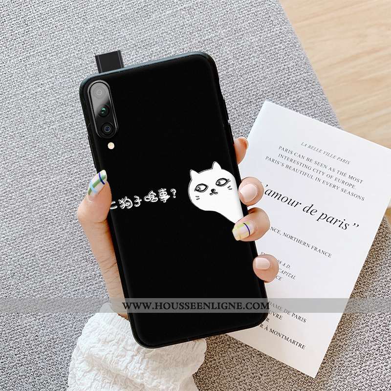 Coque Honor 9x Pro Gaufrage Charmant Amoureux Créatif Jeunesse Protection Téléphone Portable Blanche