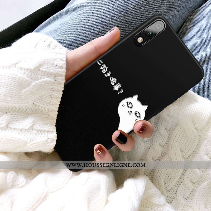 Coque Honor 9x Pro Gaufrage Charmant Amoureux Créatif Jeunesse Protection Téléphone Portable Blanche