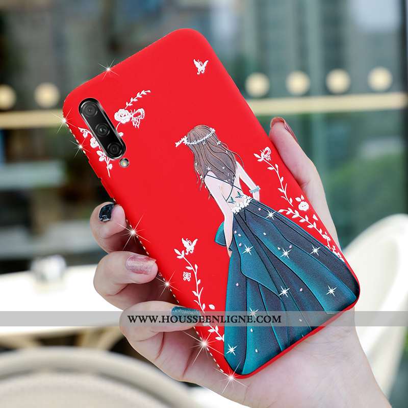 Coque Honor 9x Pro Silicone Protection Téléphone Portable Amoureux Délavé En Daim Ultra Incassable R