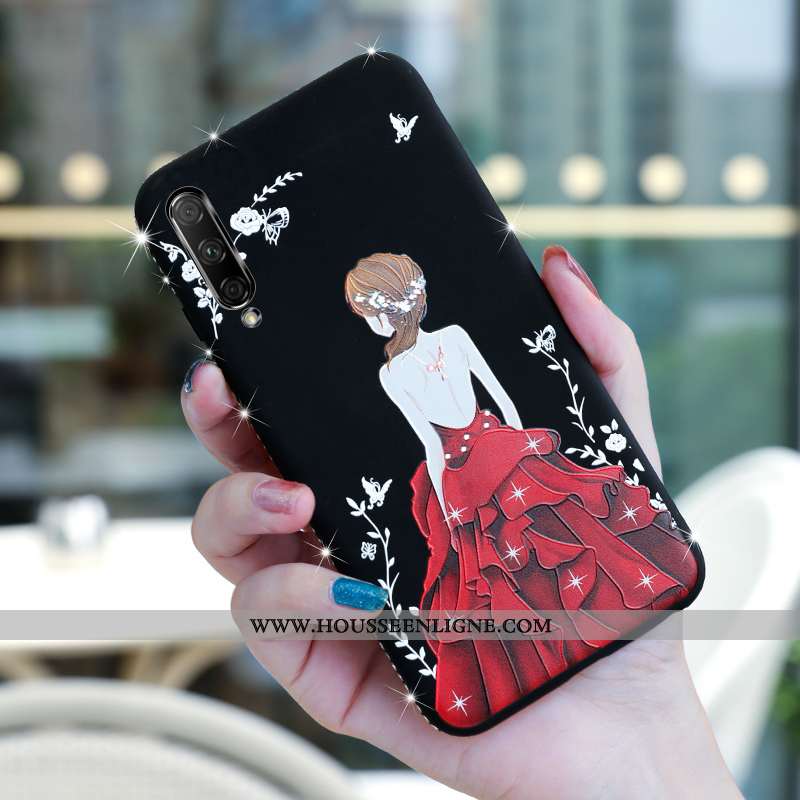 Coque Honor 9x Pro Silicone Protection Téléphone Portable Amoureux Délavé En Daim Ultra Incassable R