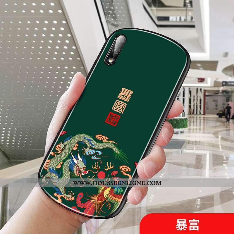 Coque Honor 9x Protection Créatif Vent Palais Téléphone Portable Arc Net Rouge Verte