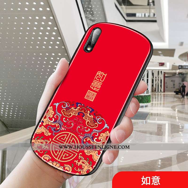 Coque Honor 9x Protection Créatif Vent Palais Téléphone Portable Arc Net Rouge Verte