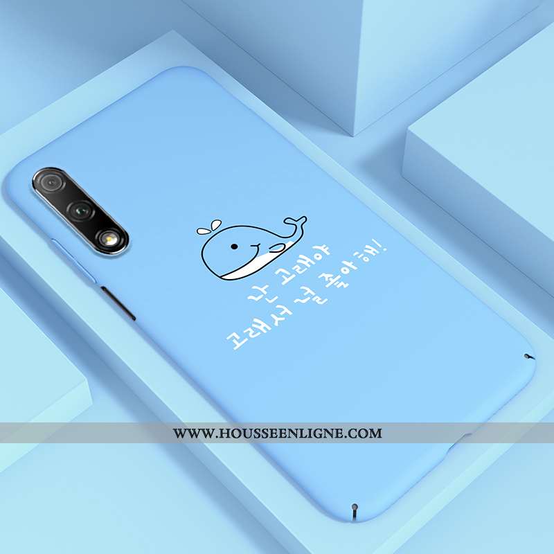 Coque Honor 9x Protection Délavé En Daim Étui Luxe Net Rouge Tendance Bleu