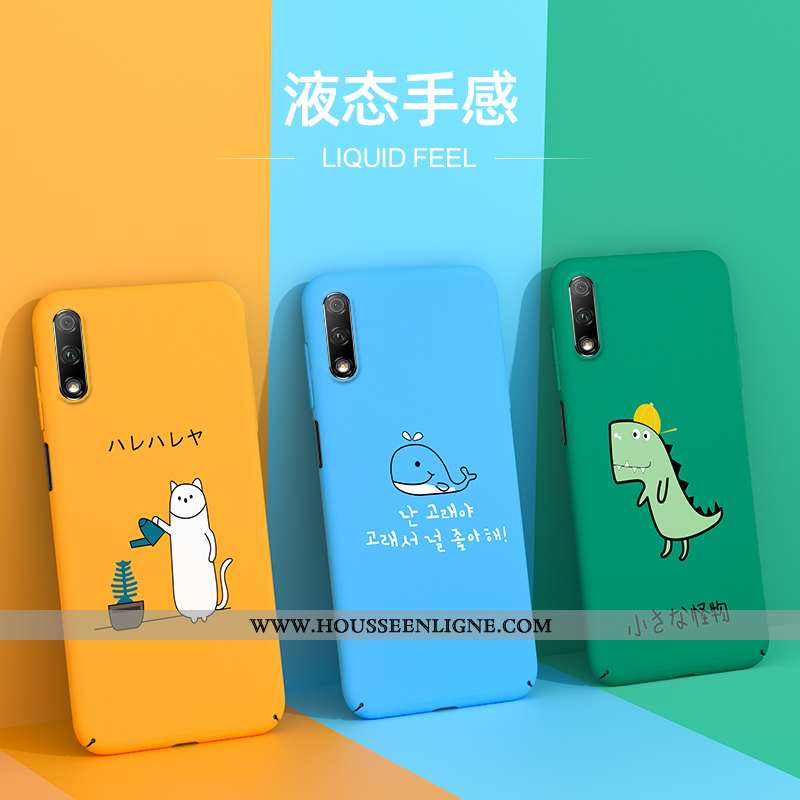 Coque Honor 9x Protection Délavé En Daim Étui Luxe Net Rouge Tendance Bleu
