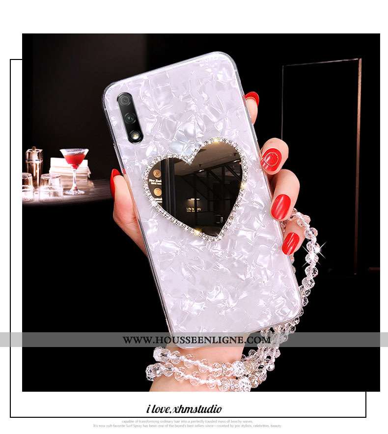 Coque Honor 9x Tendance Fluide Doux Étui Tout Compris Rose Protection Personnalité