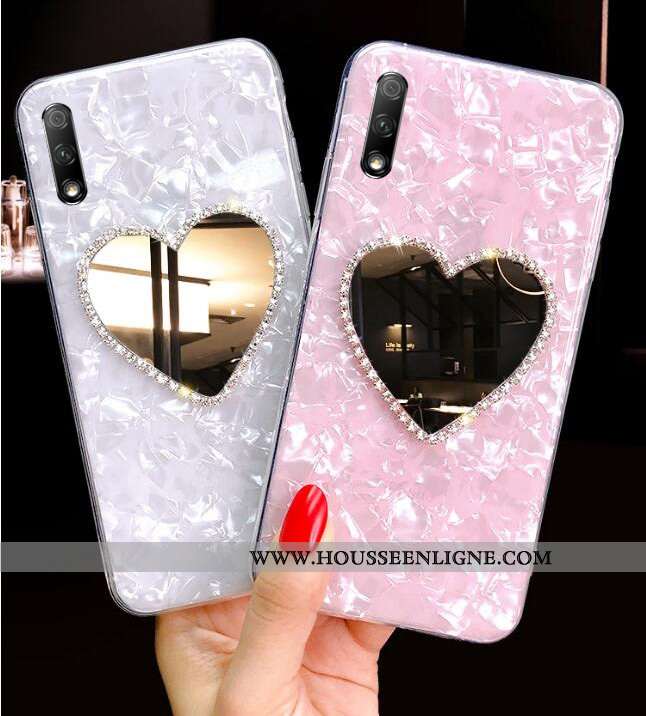Coque Honor 9x Tendance Fluide Doux Étui Tout Compris Rose Protection Personnalité