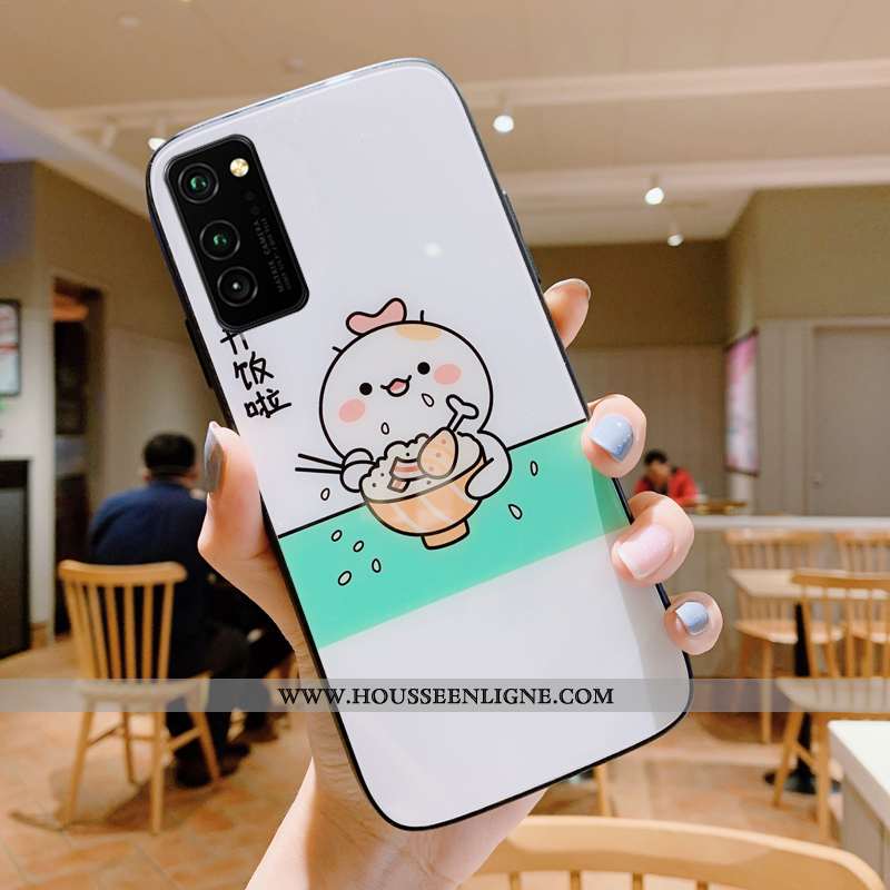 Coque Honor View30 Créatif Mode Noir Difficile Verre Téléphone Portable Nouveau
