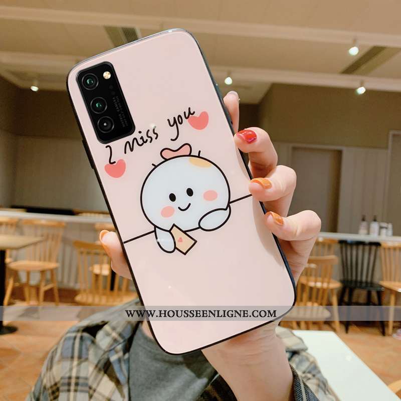 Coque Honor View30 Créatif Mode Noir Difficile Verre Téléphone Portable Nouveau