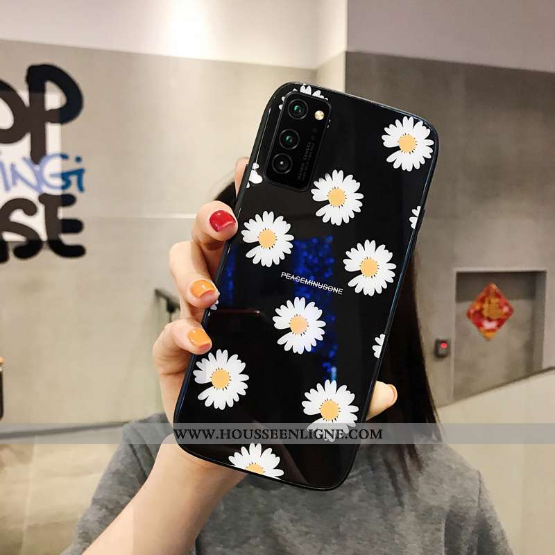 Coque Honor View30 Créatif Mode Noir Difficile Verre Téléphone Portable Nouveau