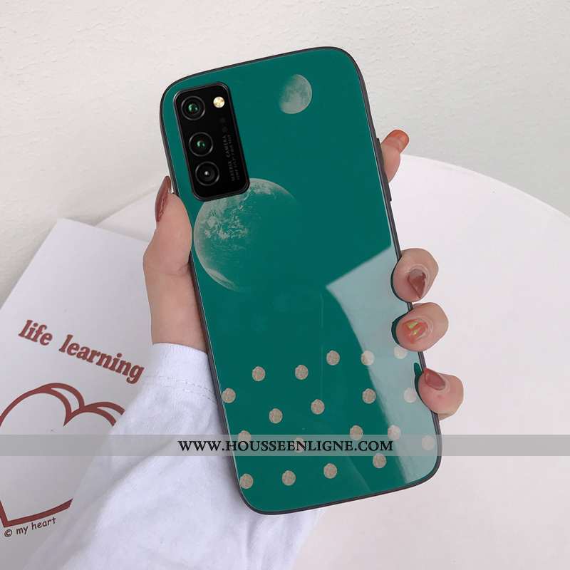 Coque Honor View30 Créatif Mode Noir Difficile Verre Téléphone Portable Nouveau