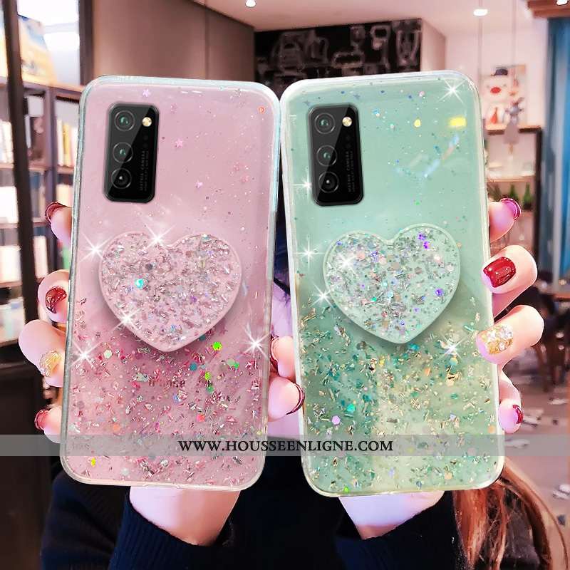 Coque Honor View30 Créatif Tendance Étui Net Rouge Tempérer Protection Incassable Bleu