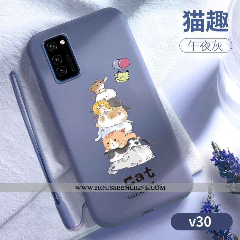 Coque Honor View30 Fluide Doux Silicone Personnalité Téléphone Portable Nouveau Ultra Dessin Animé V