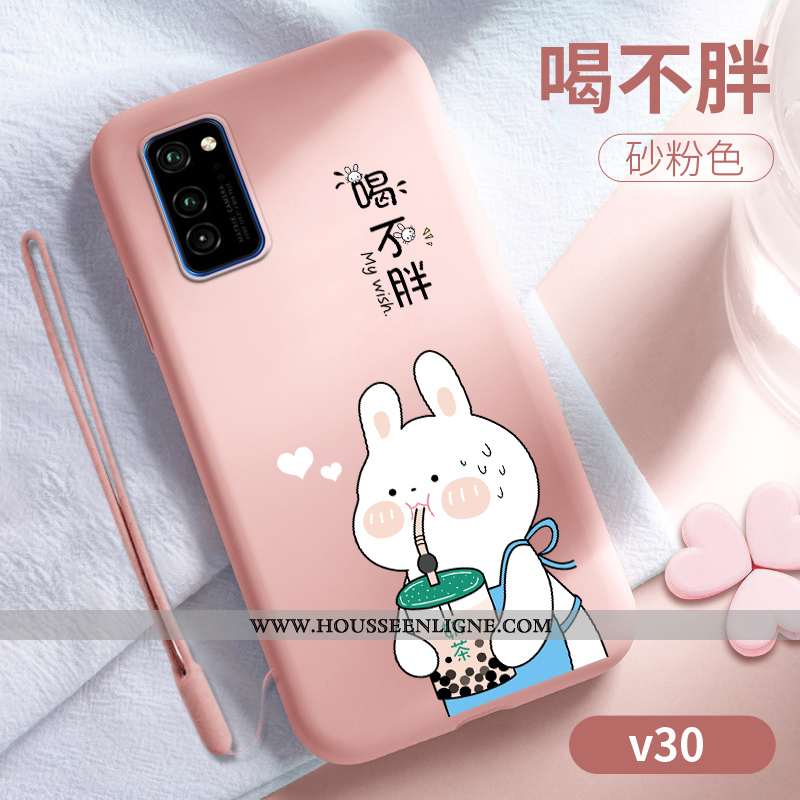 Coque Honor View30 Fluide Doux Silicone Personnalité Téléphone Portable Nouveau Ultra Dessin Animé V