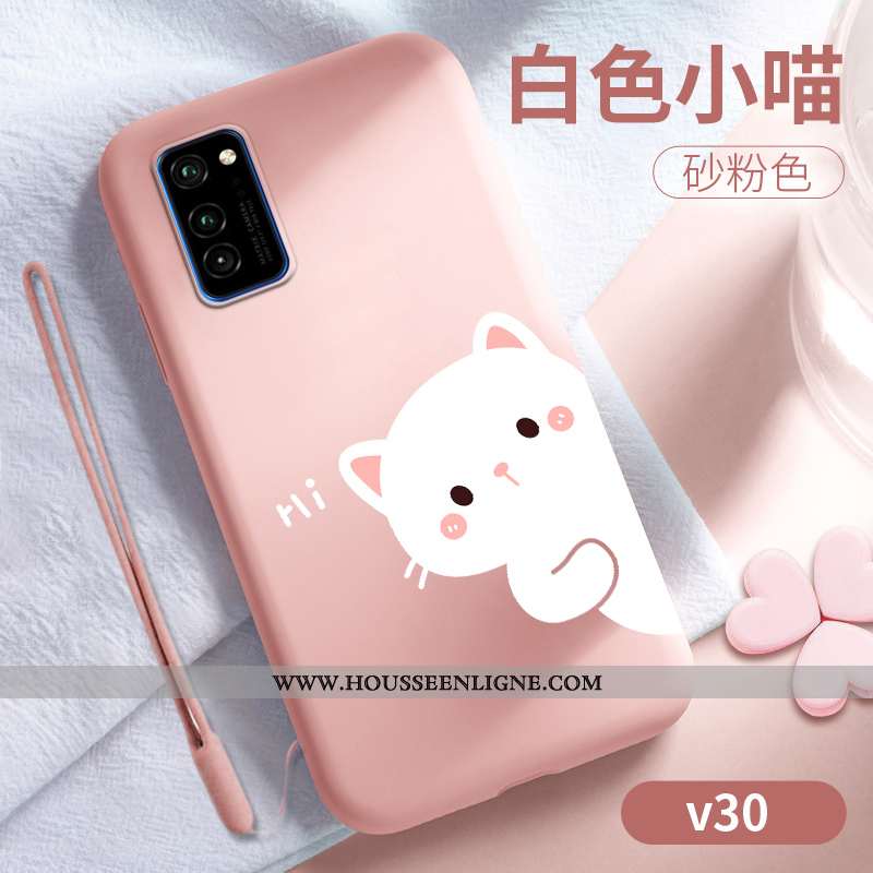 Coque Honor View30 Fluide Doux Silicone Personnalité Téléphone Portable Nouveau Ultra Dessin Animé V