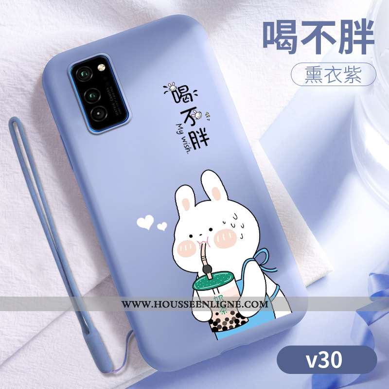 Coque Honor View30 Fluide Doux Silicone Personnalité Téléphone Portable Nouveau Ultra Dessin Animé V