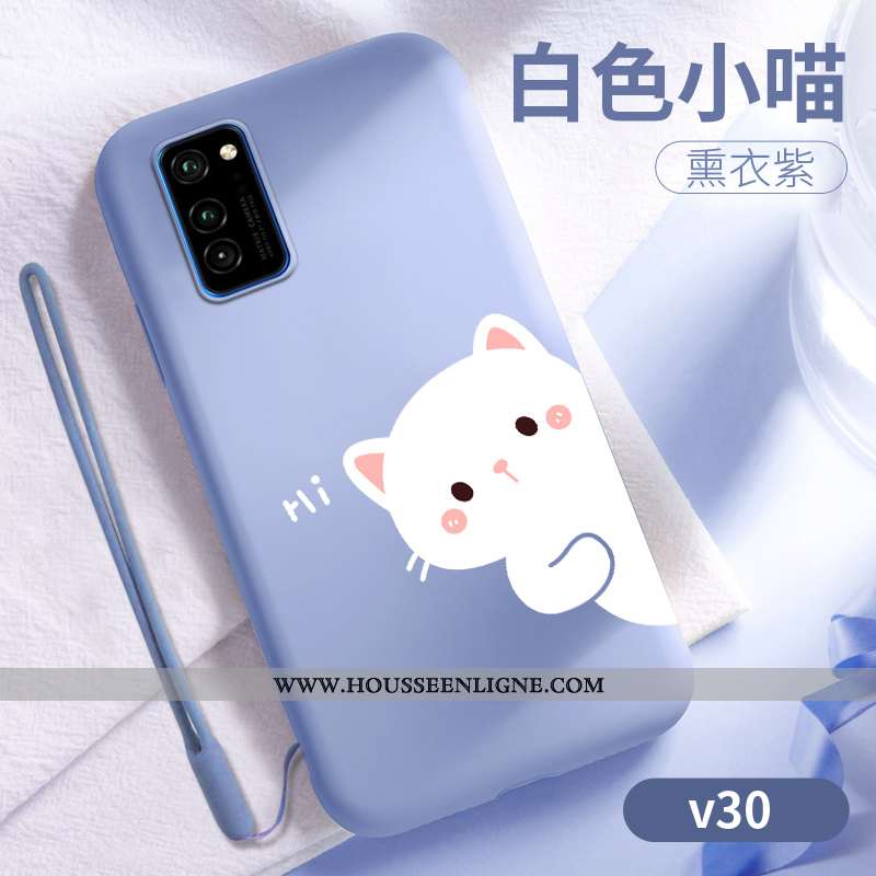 Coque Honor View30 Fluide Doux Silicone Personnalité Téléphone Portable Nouveau Ultra Dessin Animé V