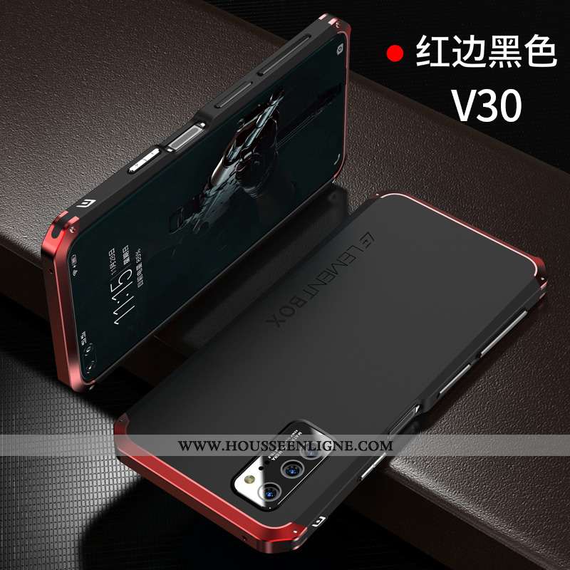 Coque Honor View30 Métal Ultra Téléphone Portable Simple Étui Tout Compris Bleu