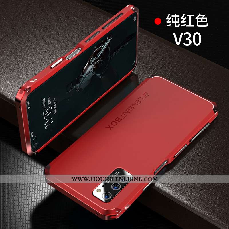 Coque Honor View30 Métal Ultra Téléphone Portable Simple Étui Tout Compris Bleu