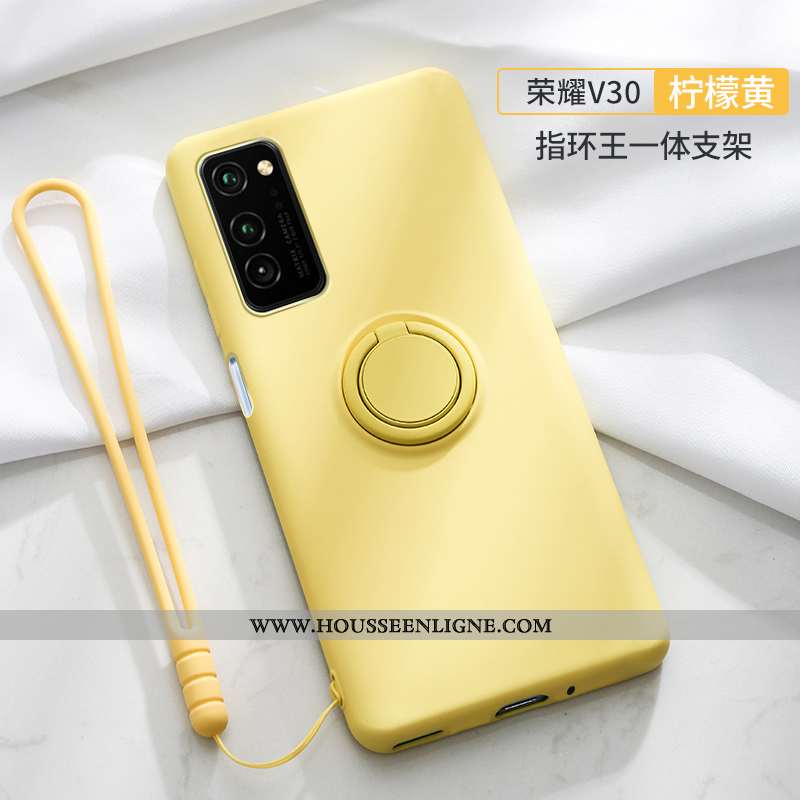 Coque Honor View30 Personnalité Créatif Rose Anneau Étui Tendance